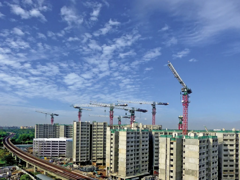 Construction Site Of New Housing Development